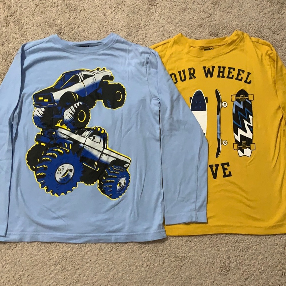 Set of Crazy 8 Boy’s Long Sleeve Shirts